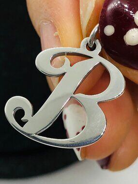 James Avery Large Script Initial B Charm